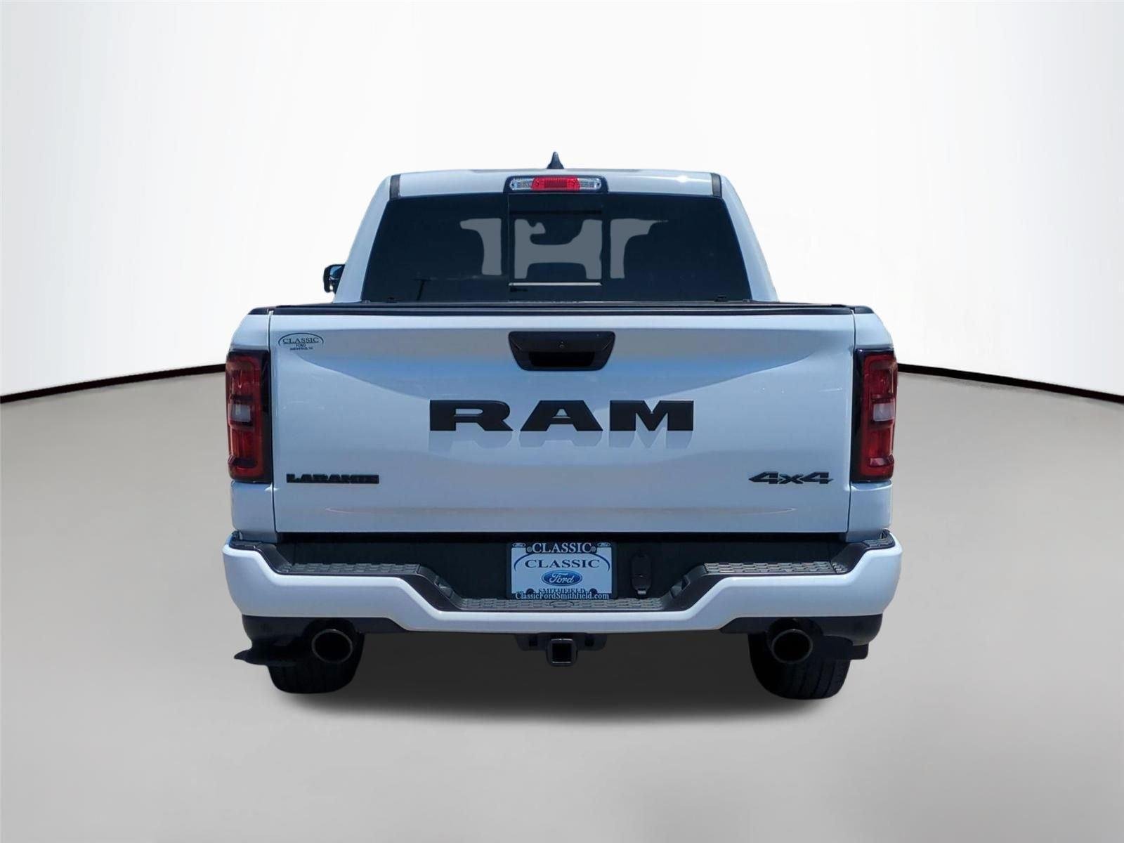 Used 2025 Bright White Clearcoat DODGE LARAM image 4