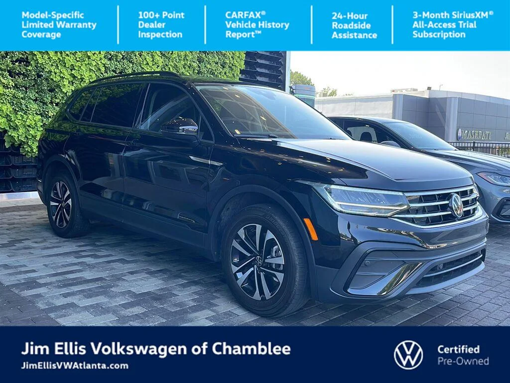 Certified Used 2024 Deep Black Pearl Volkswagen S image 1