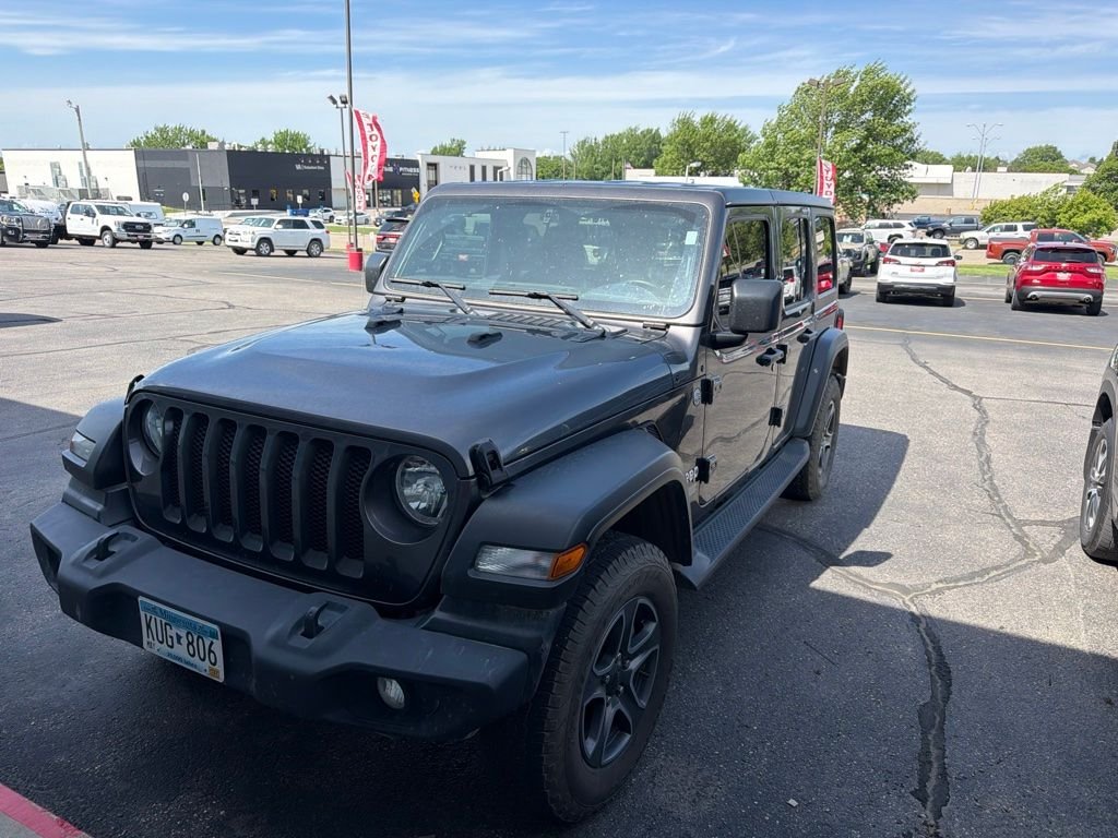 Used 2019 Gray Jeep Unlimited Sport S image 1