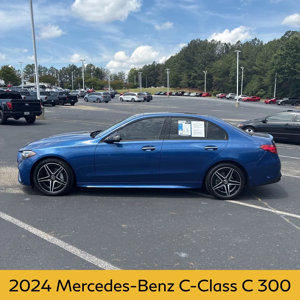 Used 2024 Blue Mercedes-Benz C 300 image 2