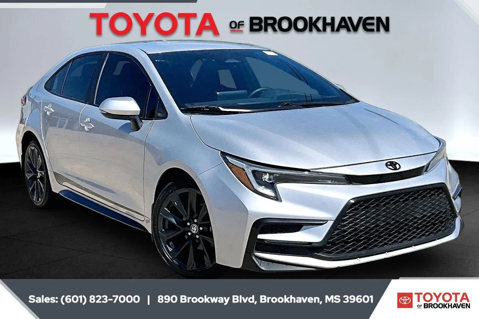 Used 2024 Classic Silver Metallic Toyota SE image 1