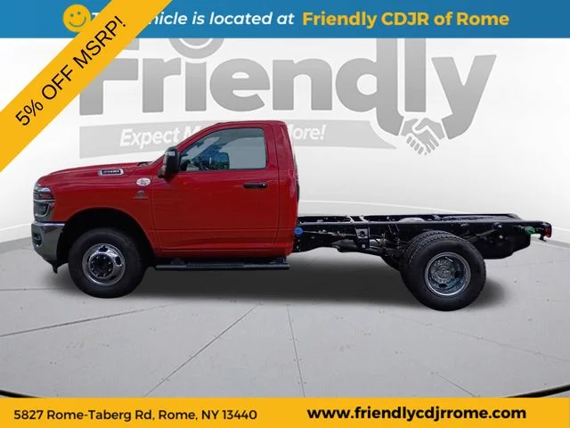 New 2026 Flame Red Clear-Coat Exterior Paint RAM Tradesman image 8