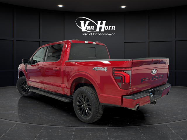 Used 2024 Rapid Red Metallic Tinted Clearcoat Ford Lariat image 5