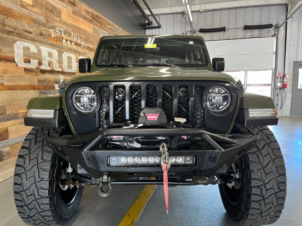 Used 2021 Green Clearcoat Jeep Overland image 6