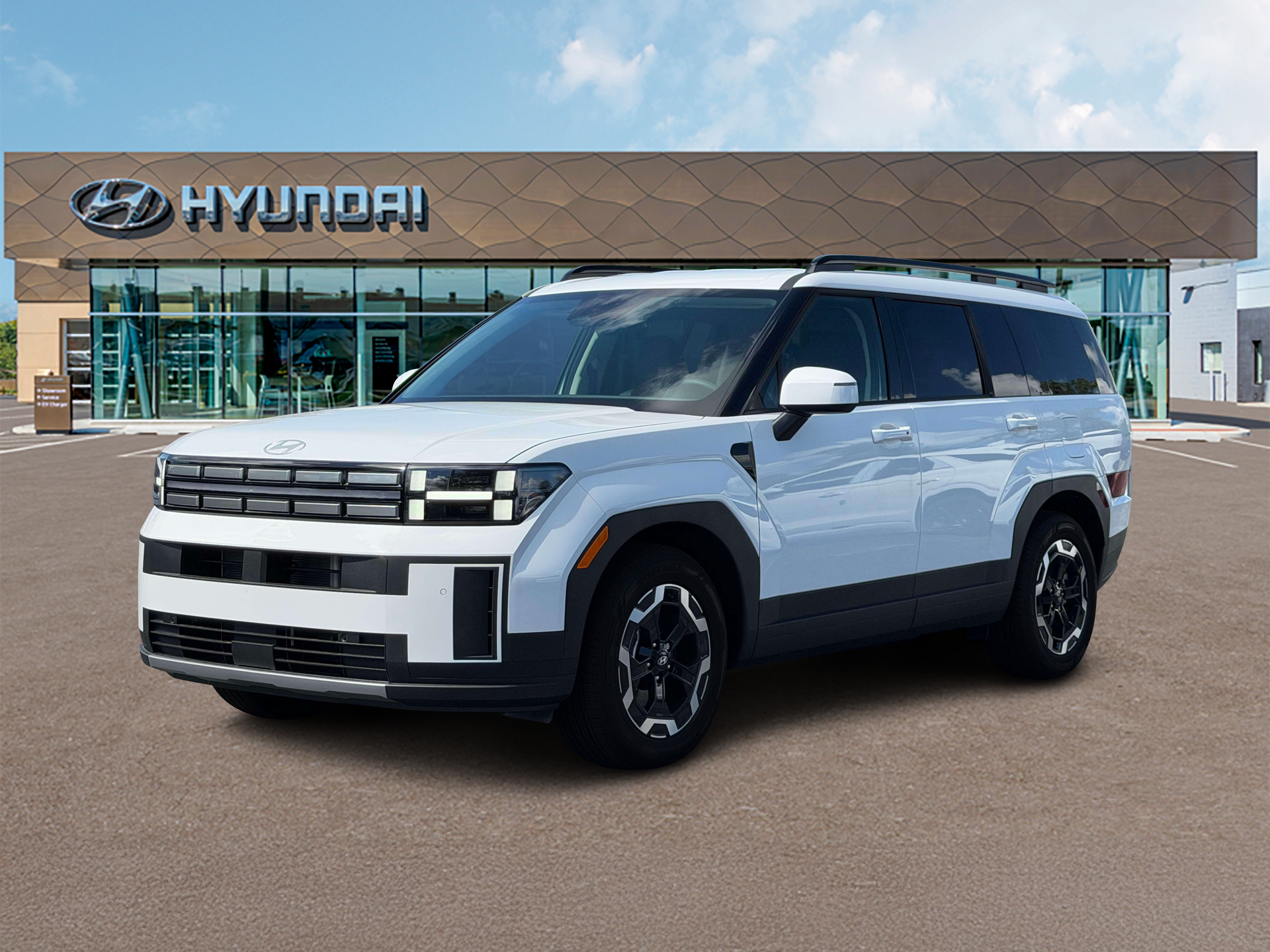 New 2027 White Hyundai SEL AWD image 1