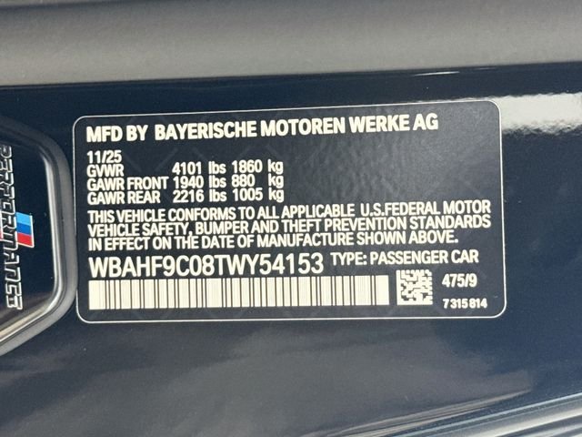 Used 2026 Black Sapphire Metallic BMW sDrive M40i image 36
