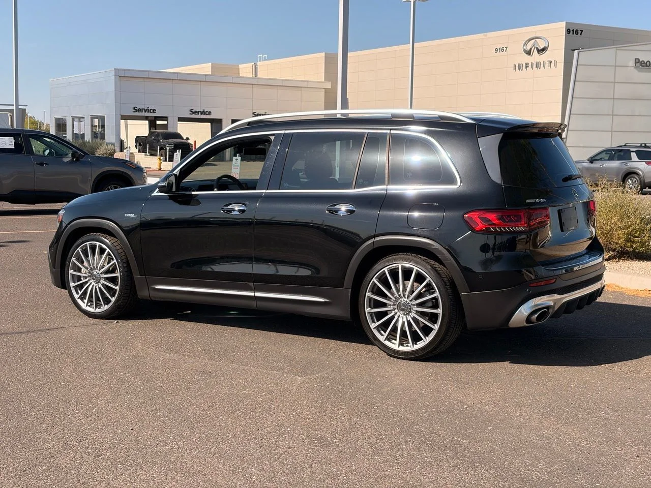 Used 2022 Night Black Mercedes-Benz GLB 35 AMGÂ® image 3