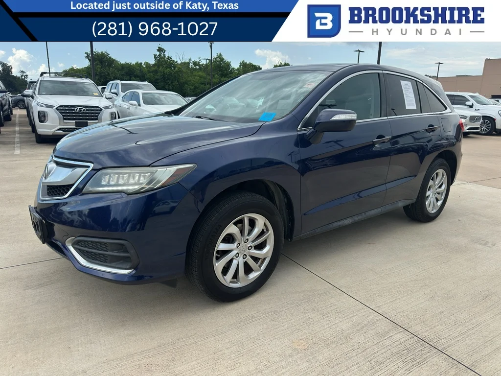 Used 2017 Fathom Blue Pearl Acura w/Technology Pkg image 1