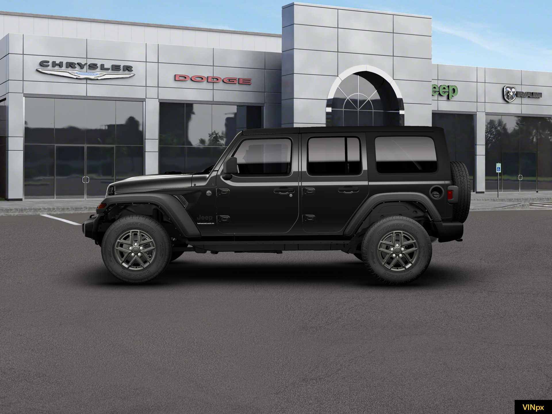 New 2026 Black Clear-Coat Exterior Paint Jeep Sport S image 15