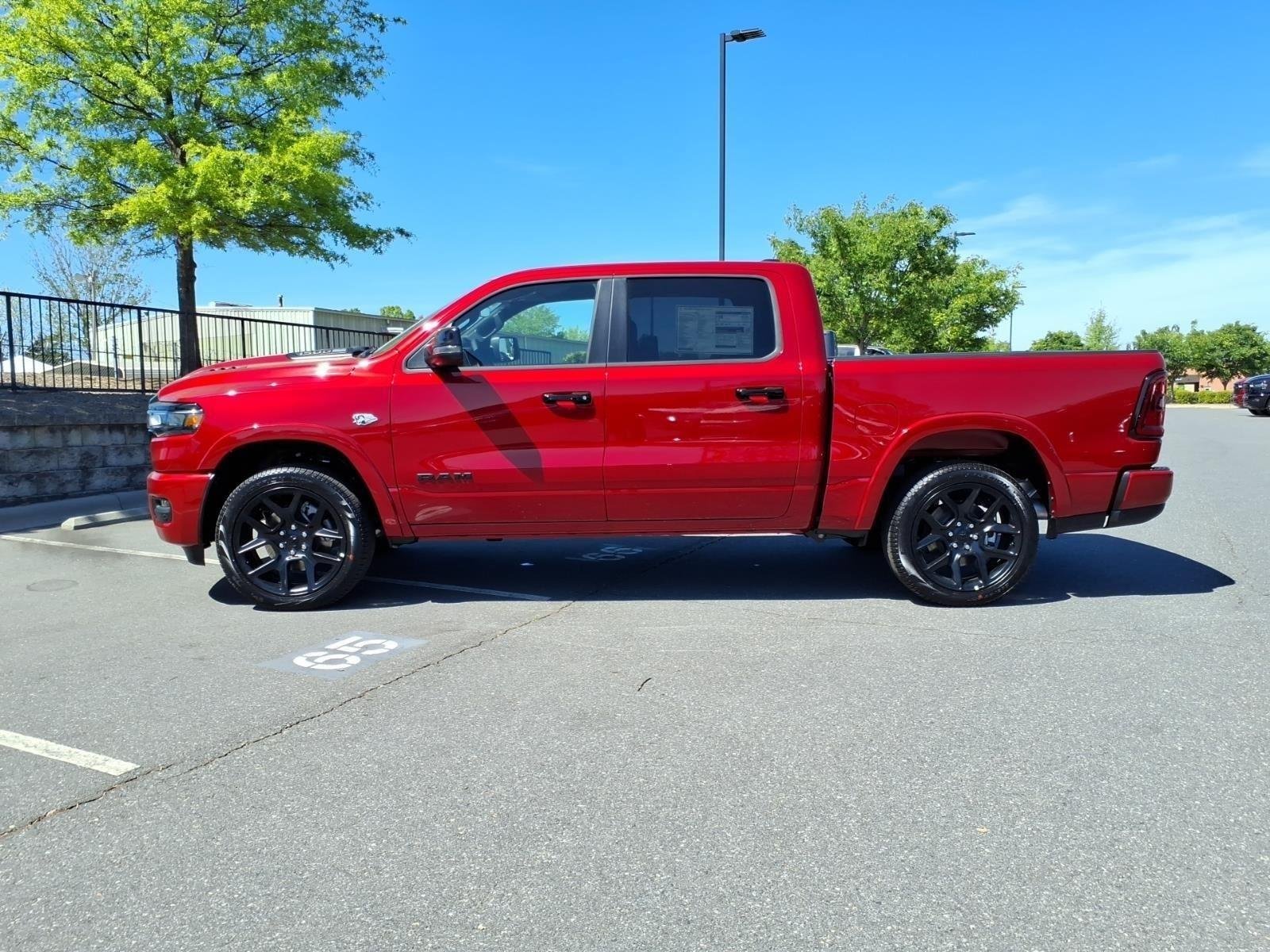 New 2026 Molten Red Pearl-Coat Exterior Paint RAM Laramie image 3