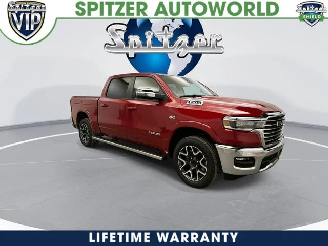 New 2026 Molten Red Pearl-Coat Exterior Paint RAM Laramie image 3