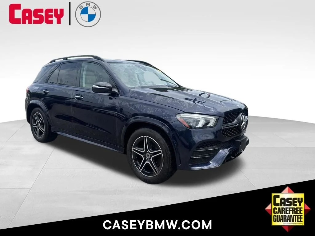 Used 2020 Blue Mercedes-Benz GLE 350 image 1