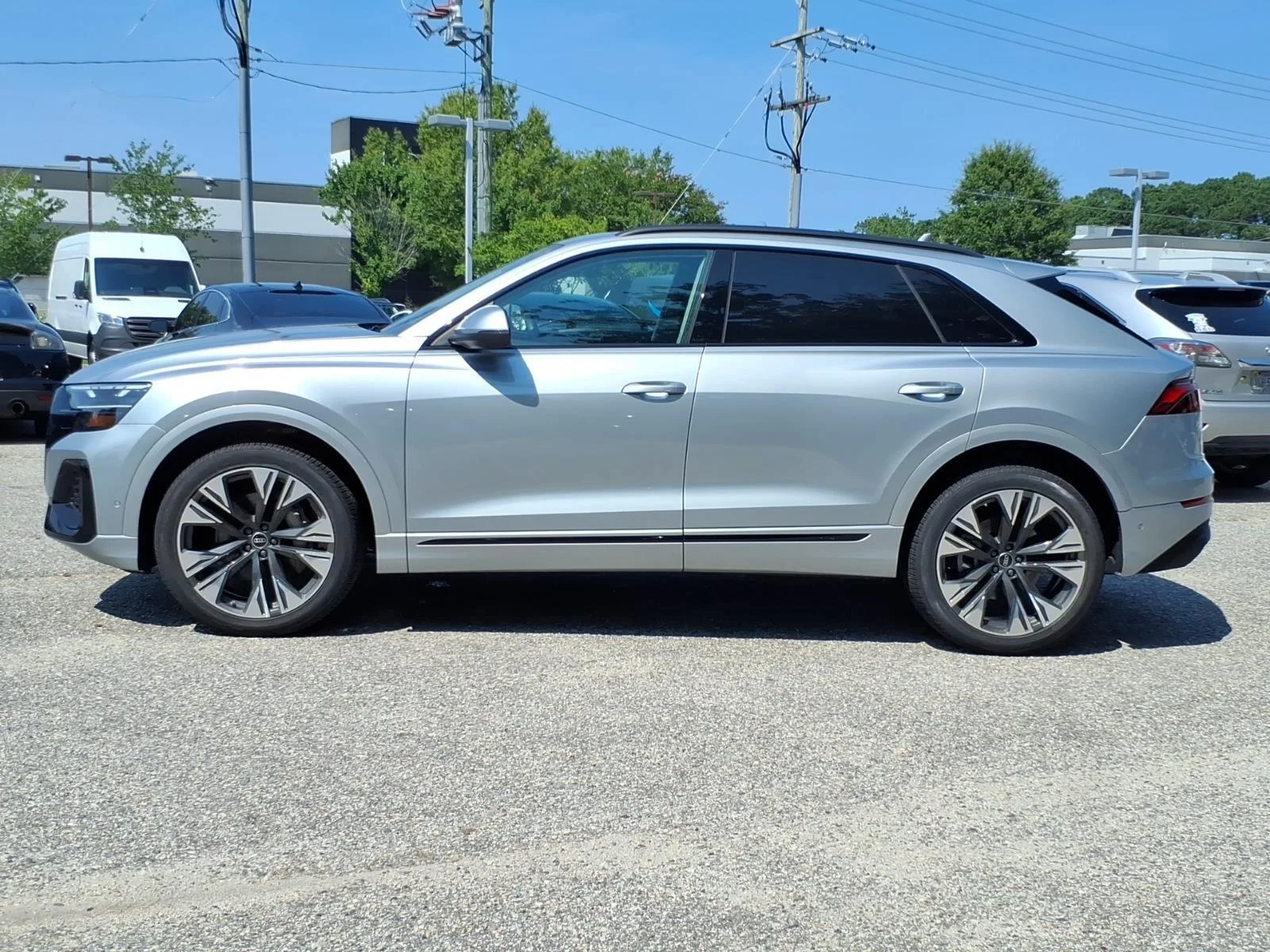 Used 2025 Satellite Silver Metallic Audi Premium Plus image 3