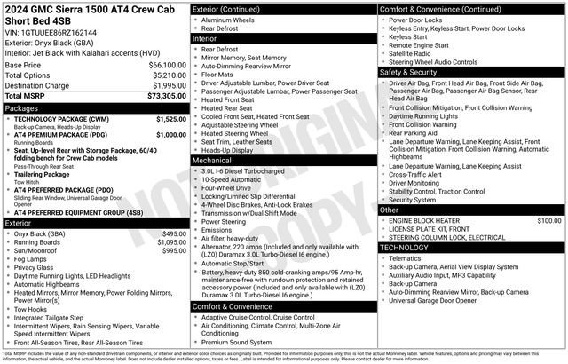 Used 2024 Onyx Black GMC AT4 image 38