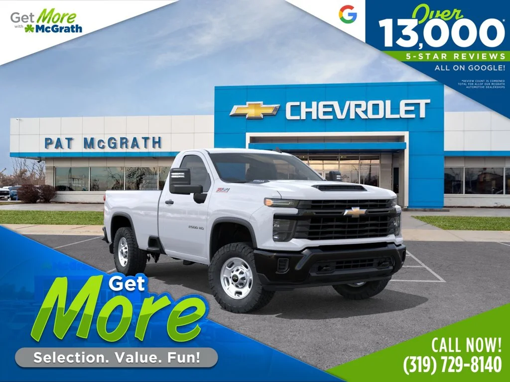 New 2026 White Chevrolet Work Truck image 1