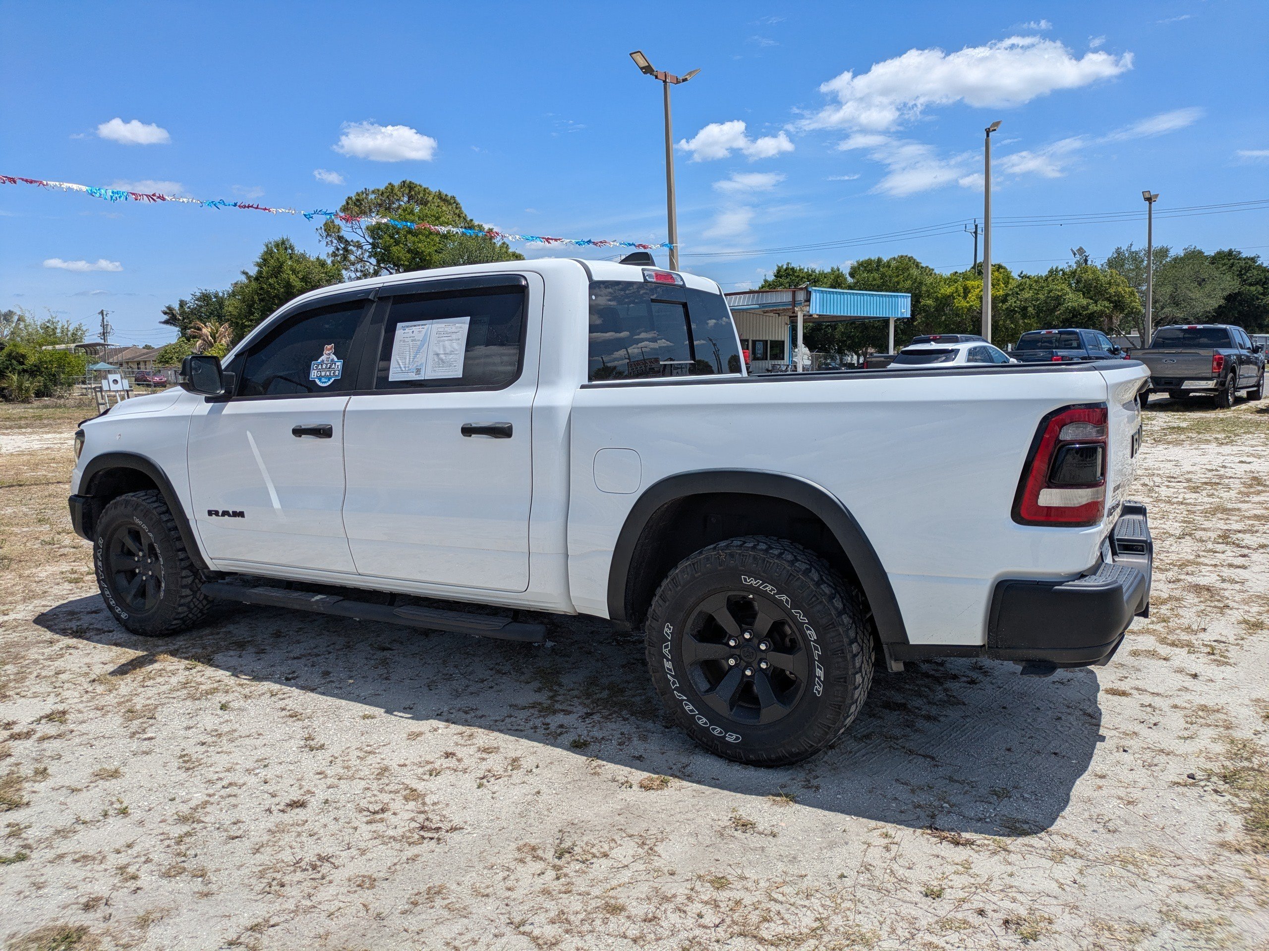 Used 2023 Bright White Clearcoat Ram Rebel image 6