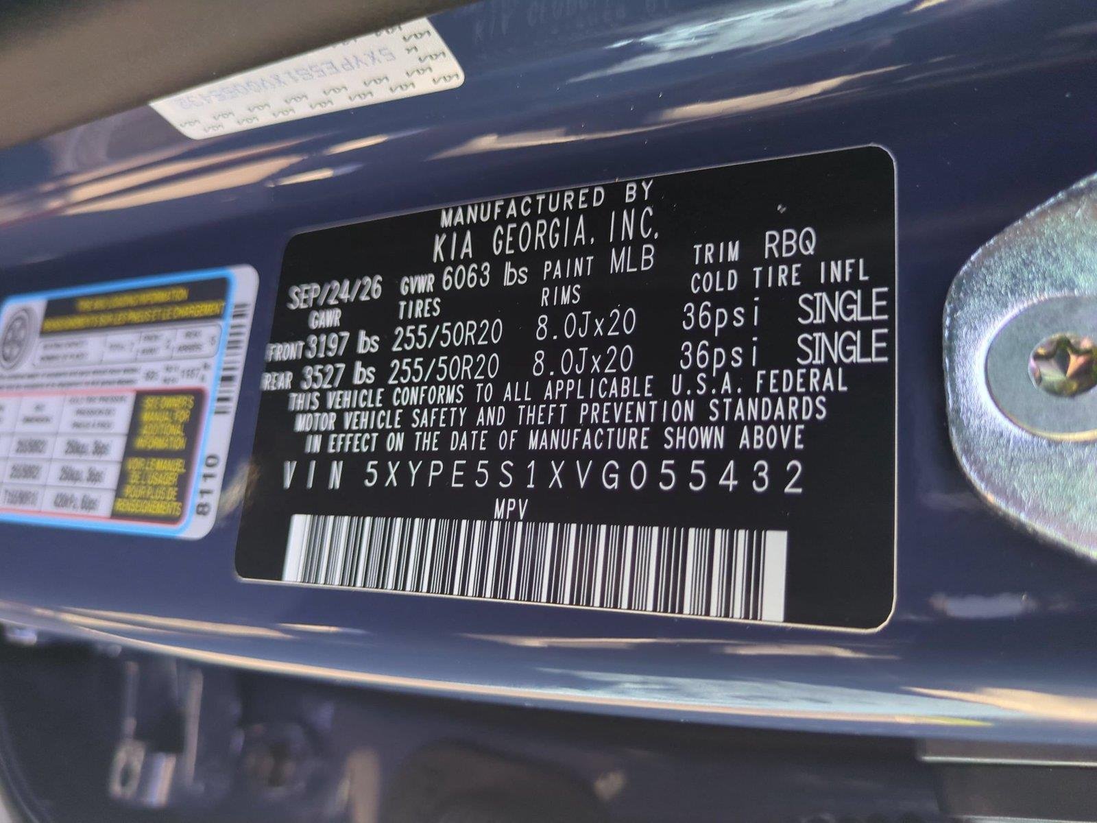 New 2027 Midnight Lake Blue Kia S image 41