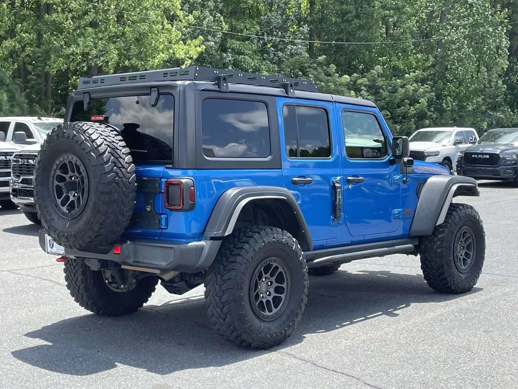 Used 2021 Blue Jeep Unlimited Rubicon image 8