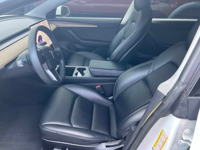 Used 2021 Pearl White Multi-Coat Tesla Standard Range Plus image 6