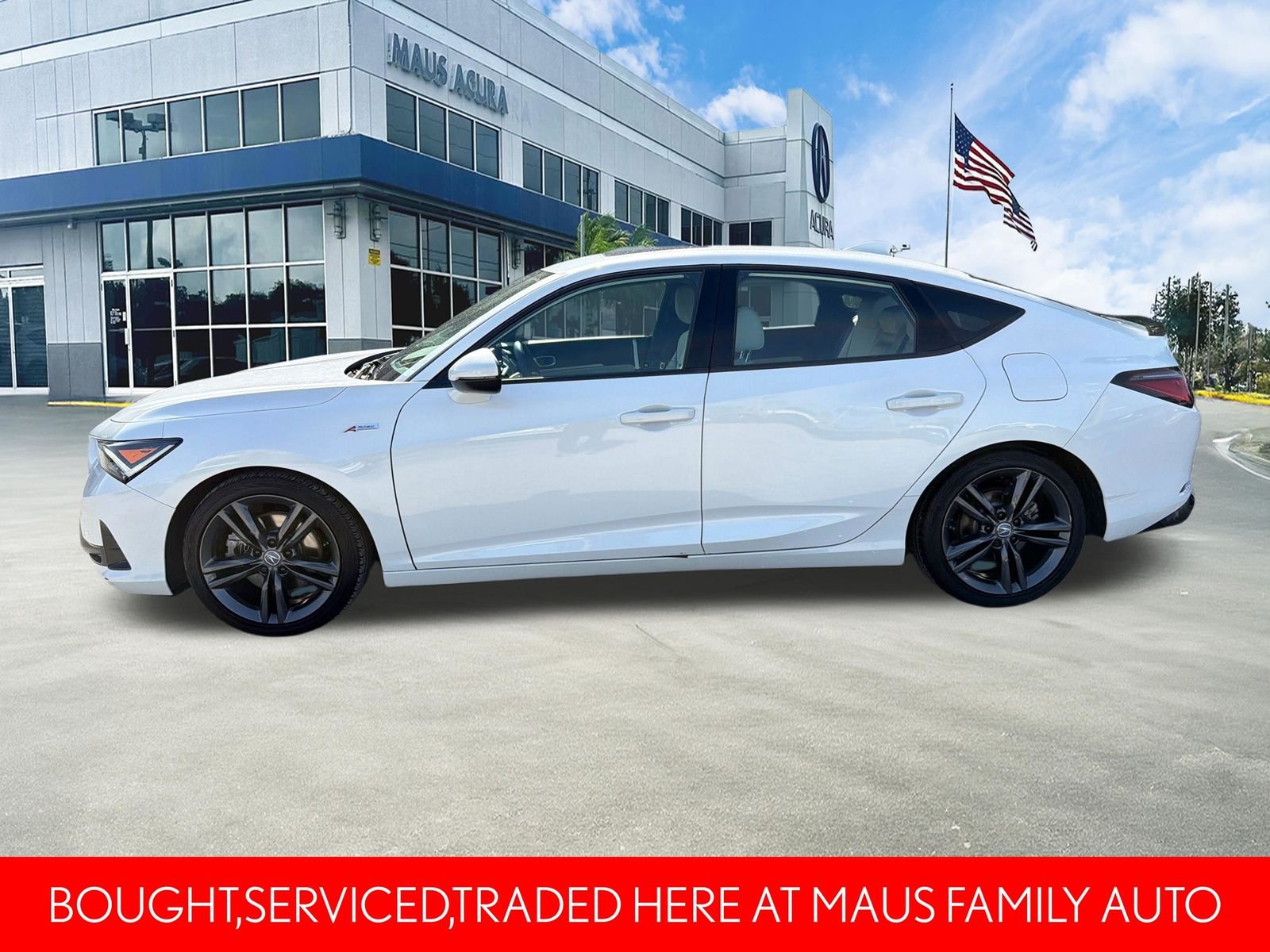 Used 2024 Platinum White Pearl Acura A-Spec Tech Package image 7