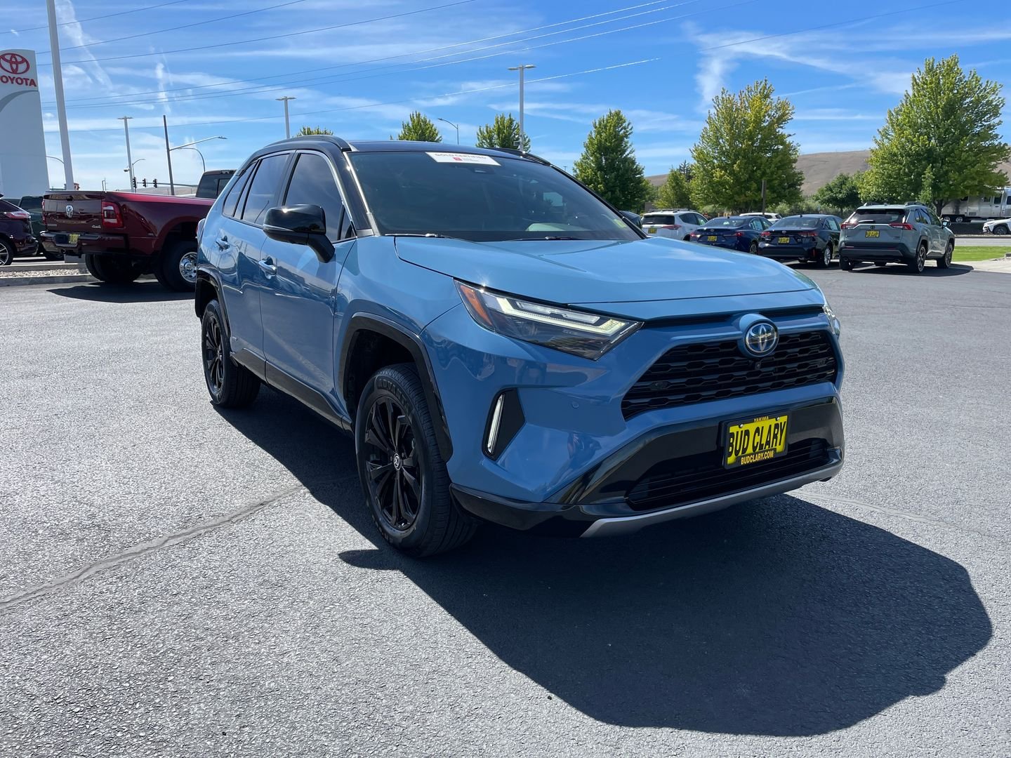 Certified Used 2023 Blue Toyota XSE image 1