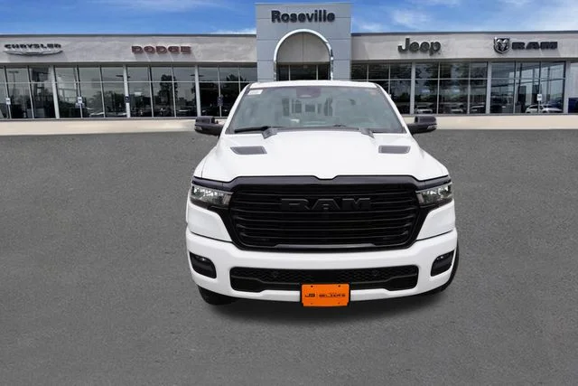 New 2026 Bright White Clear-Coat Exterior Paint RAM Laramie image 8