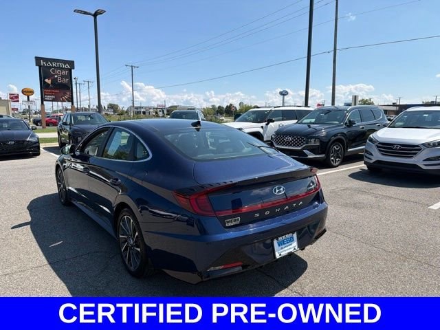Certified Used 2021 Blue Hyundai Limited image 17