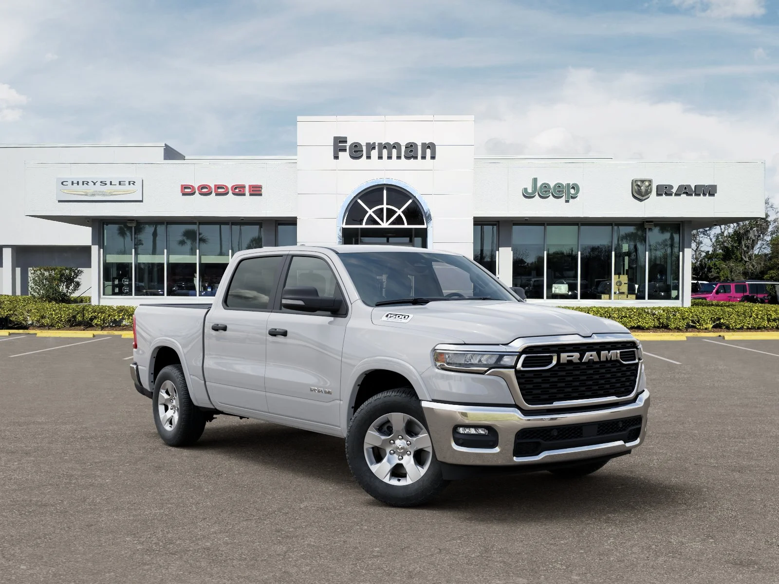 New 2026 Bright White Clear-Coat Exterior Paint RAM Big Horn/Lone Star image 31