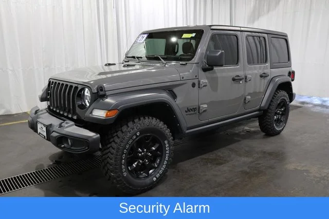 Used 2021 Gray Clearcoat Jeep Unlimited Willys image 7