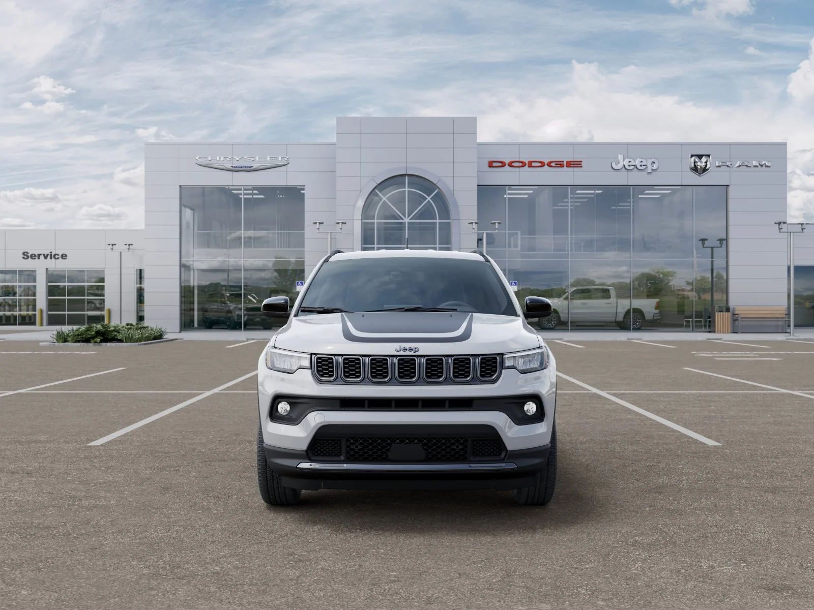 New 2026 Bright White Clear-Coat Exterior Paint Jeep Latitude image 34