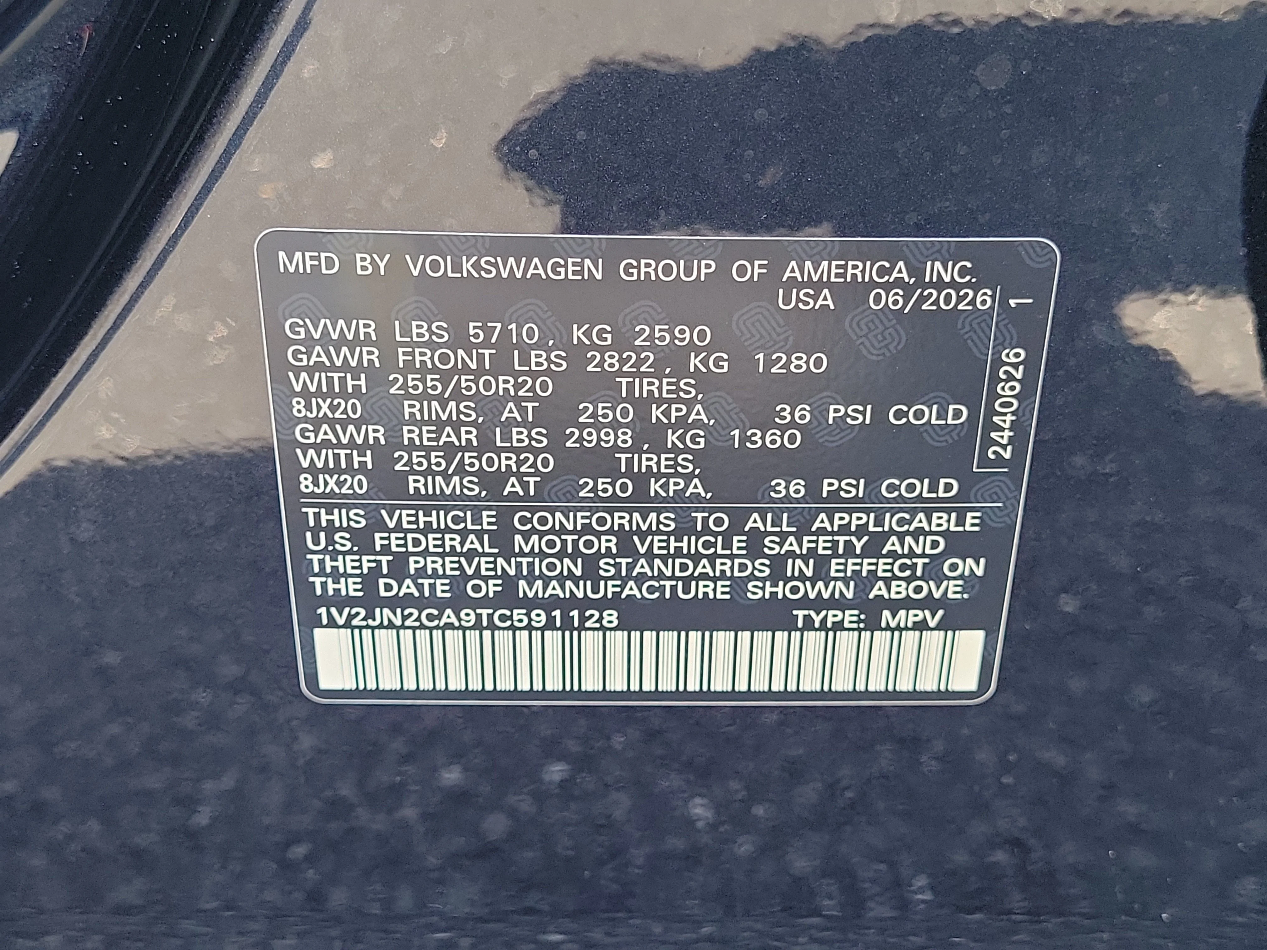 New 2026 Black Volkswagen SE w/Technology image 34