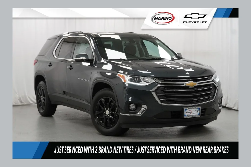 Certified Used 2018 GRAPHITE METALLIC Chevrolet LT Cloth image 1