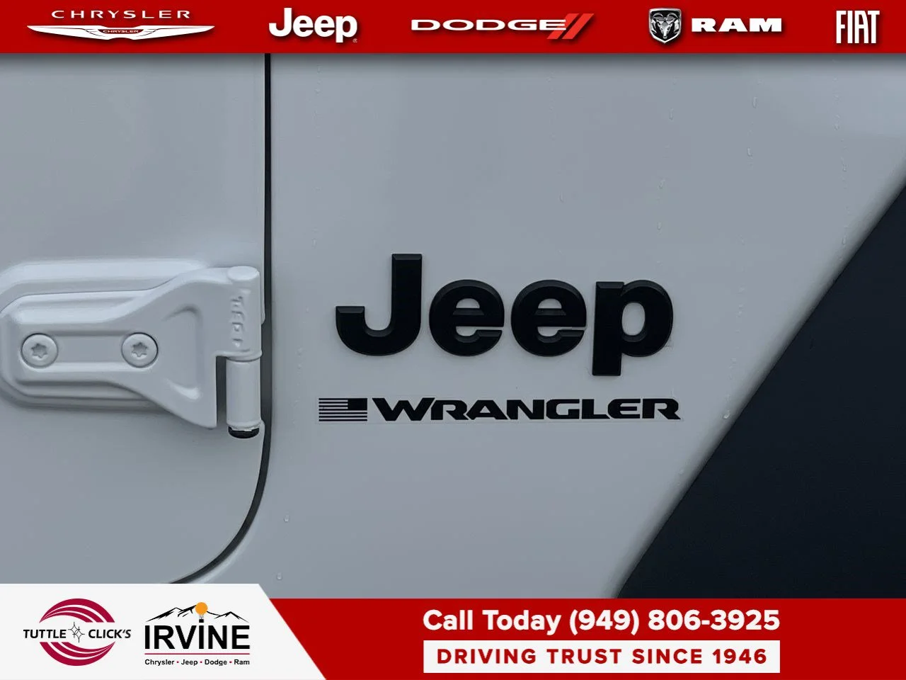Used 2023 Bright White Clearcoat Jeep Sport image 17