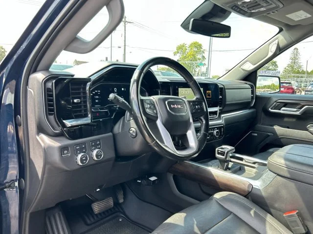 Used 2023 PACIFIC BLUE METALLIC GMC SLT image 26