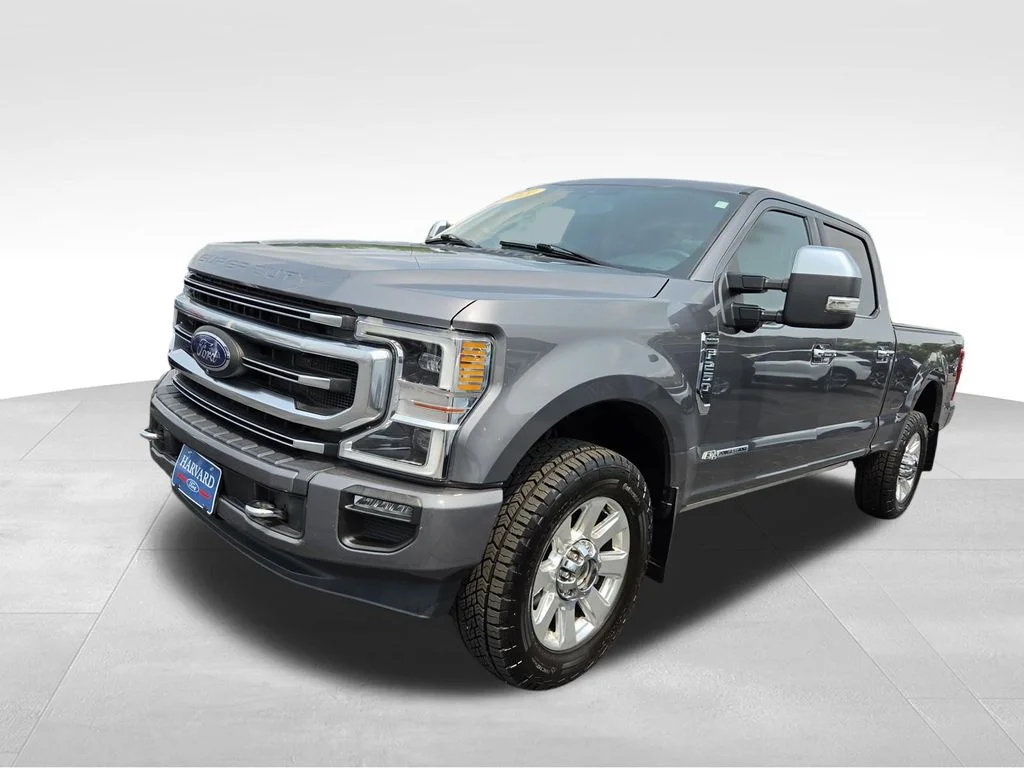 Certified Used 2021 Gray Metallic Ford Platinum image 3