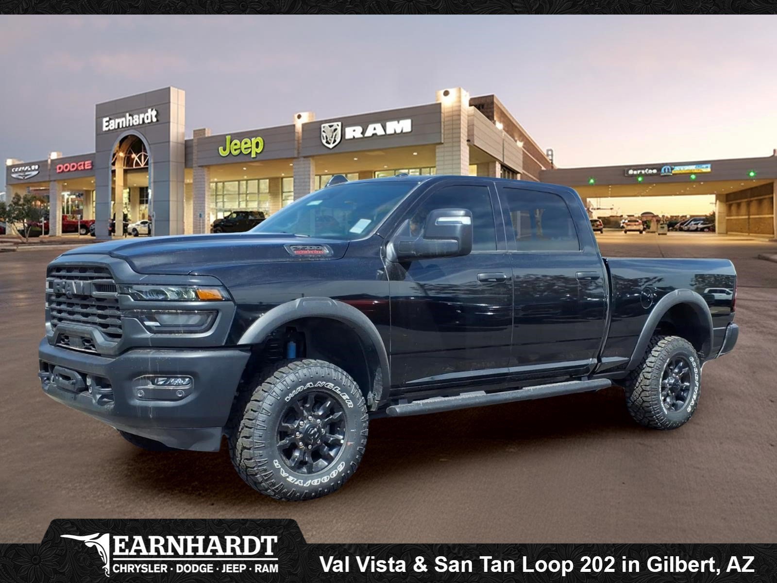 New 2026 Diamond Black Crystal Pearl-Coat Exterior Paint RAM Tradesman image 1