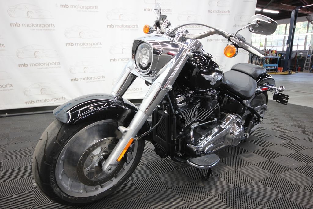 Used 2021 Black Harley-Davidson FLFBS image 1