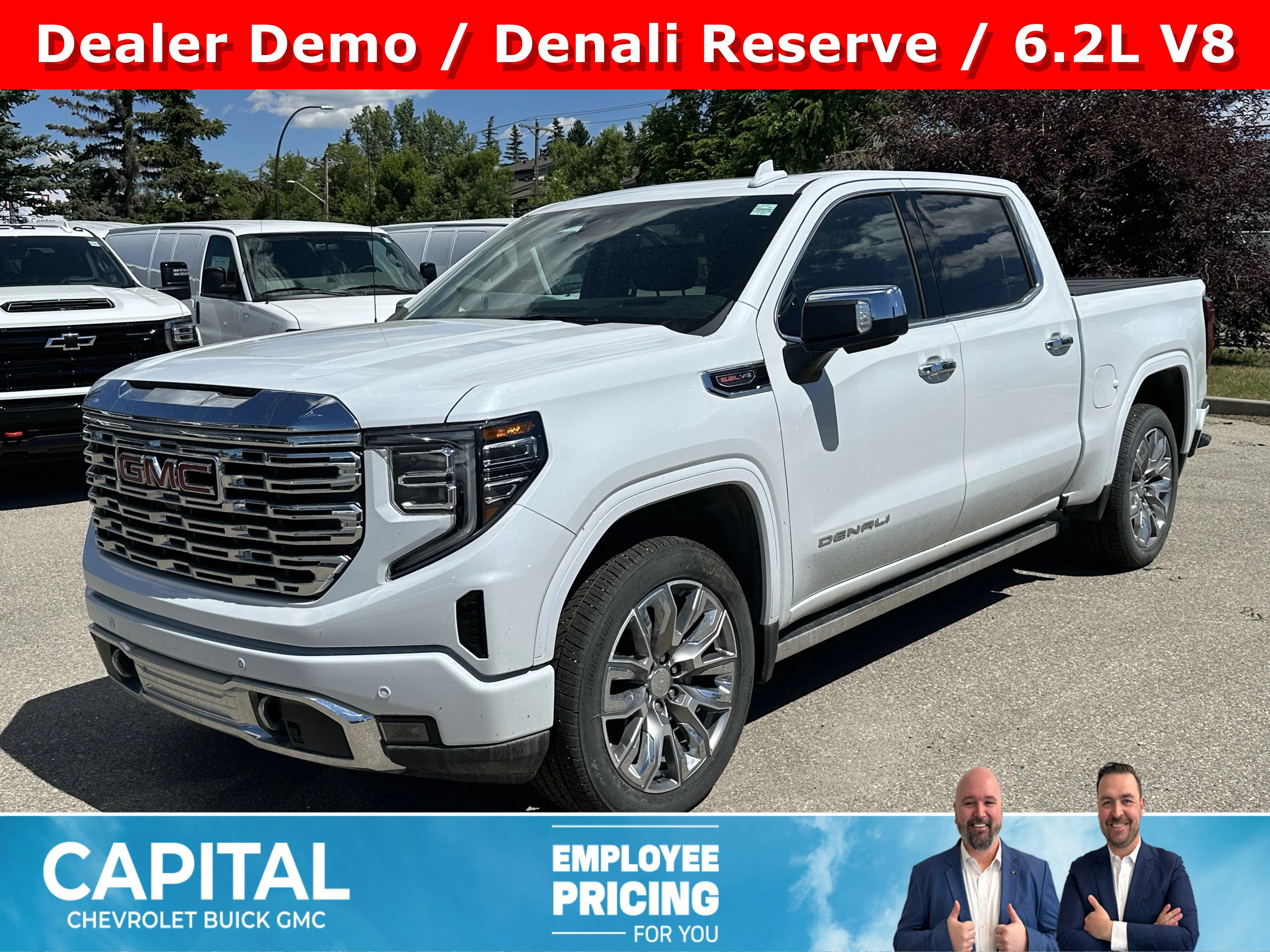 New 2026 Glacier White Tricoat GMC Denali image 1