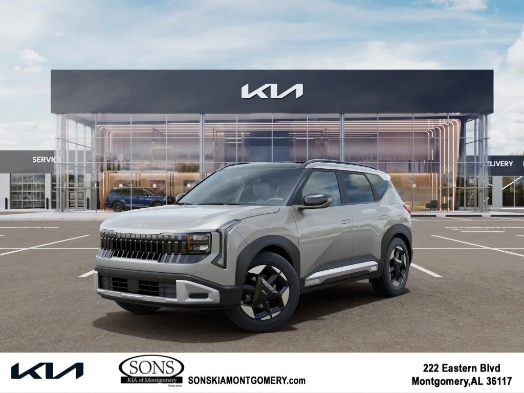 New 2027 Ivory Silver Kia EX image 1