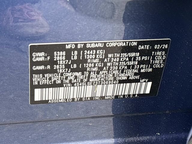 Used 2026 Blue Subaru Premium Hybrid image 31