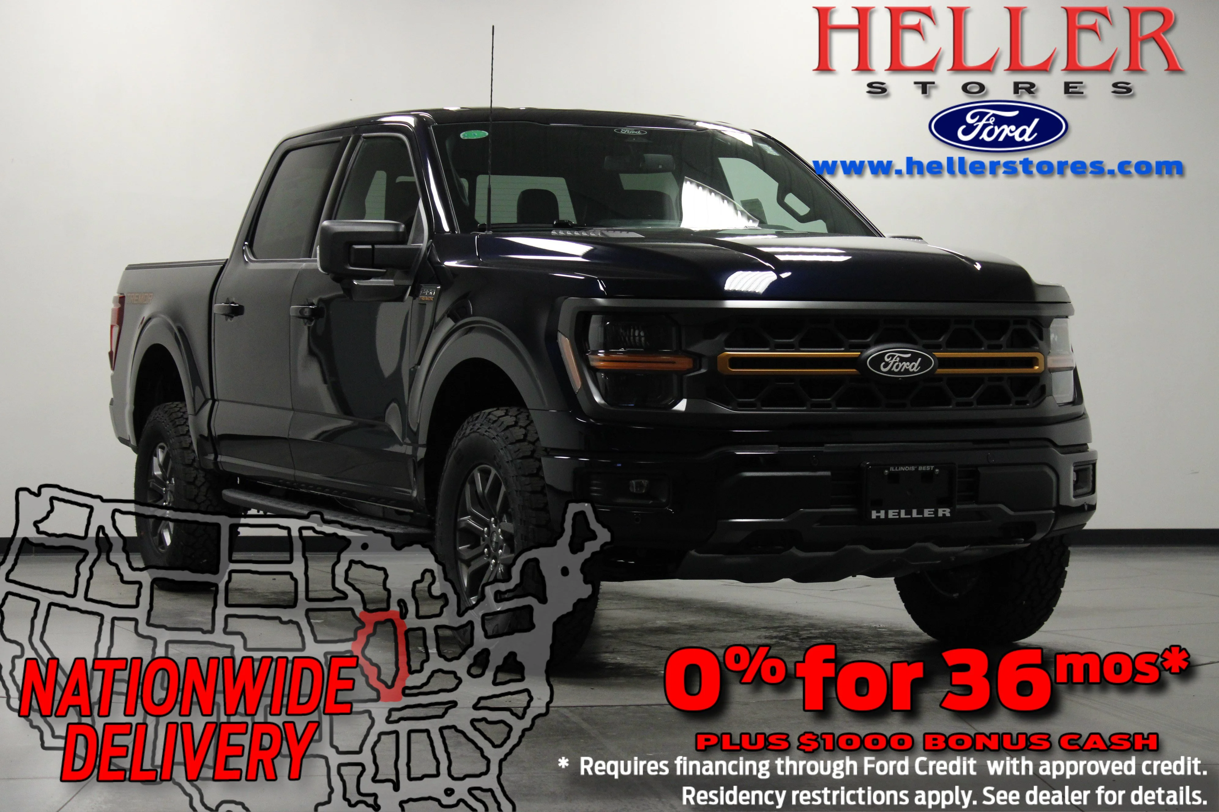 New 2026 Antimatter Blue Metallic Ford Tremor® image 1