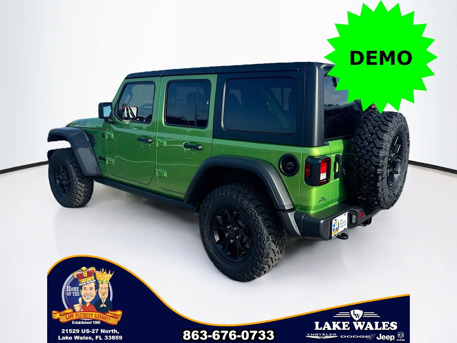 New 2026 Mojito Clear-Coat Exterior Paint Jeep Willys image 4