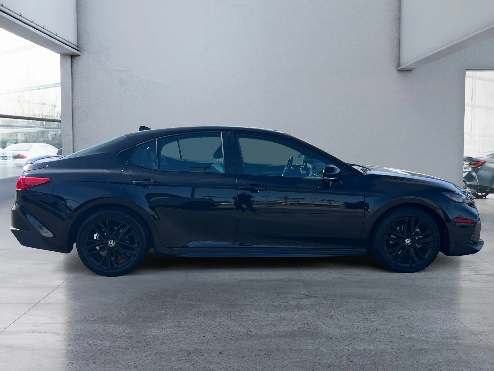 Used 2025 Midnight Black Metallic Toyota SE image 6