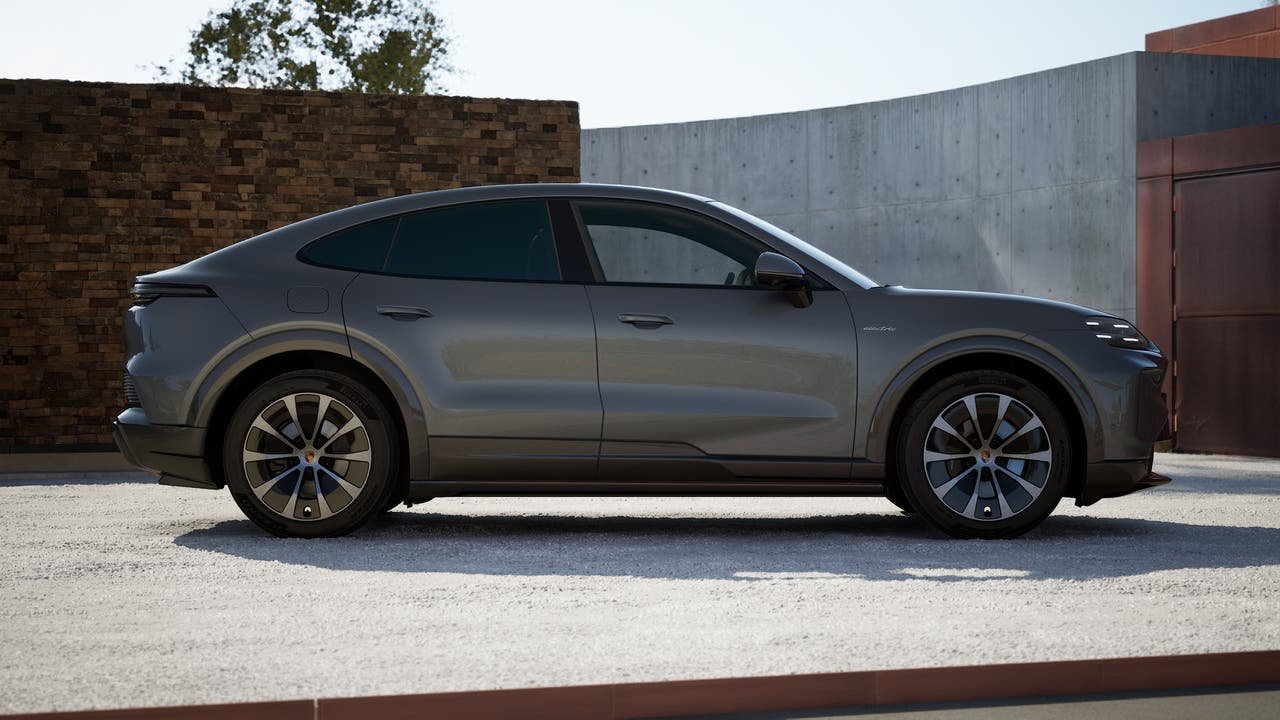 New 2026 Vanadium Grey Metallic Porsche Coupe Electric image 6