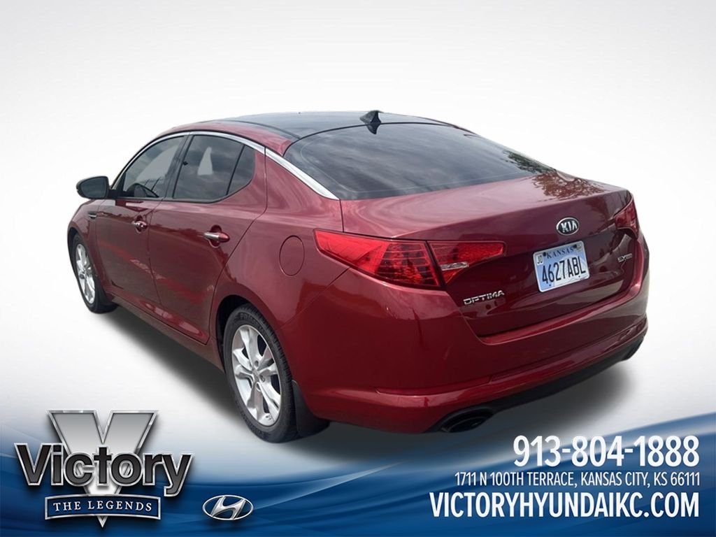 Used 2013 Kia Optima EX with VIN 5XXGN4A71DG212400 for sale in Kansas City, KS