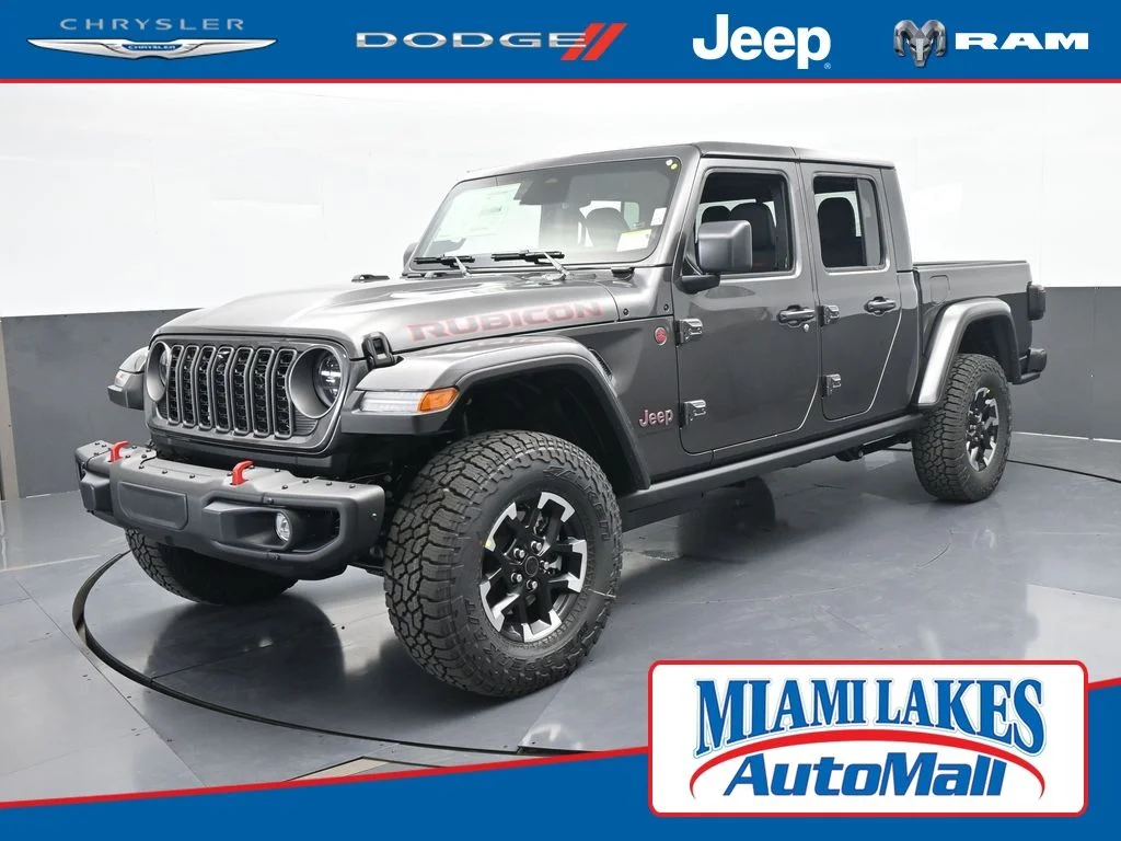 New 2026 Granite Crystal Metallic Clear-Coat Exterior Paint Jeep Rubicon X image 1