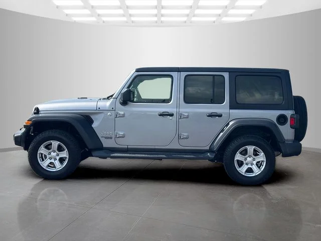 Certified Used 2020 Silver Jeep Unlimited Sport S image 4