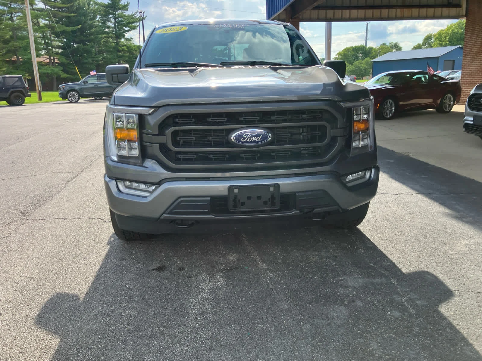 Used 2023 Carbonized Gray Metallic Ford XLT image 3