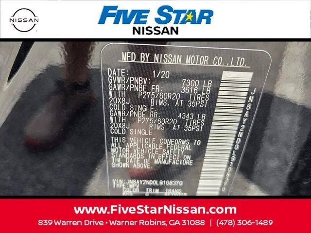 Used 2020 Black Nissan SL image 20