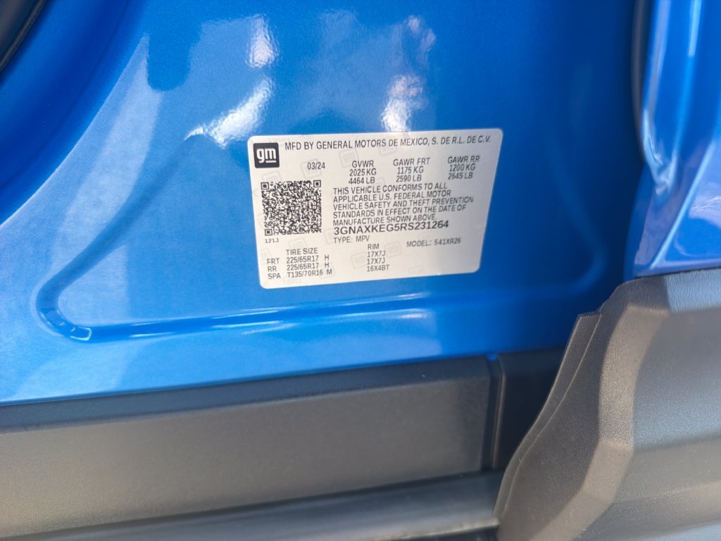 Used 2024 Blue Chevrolet LT image 22
